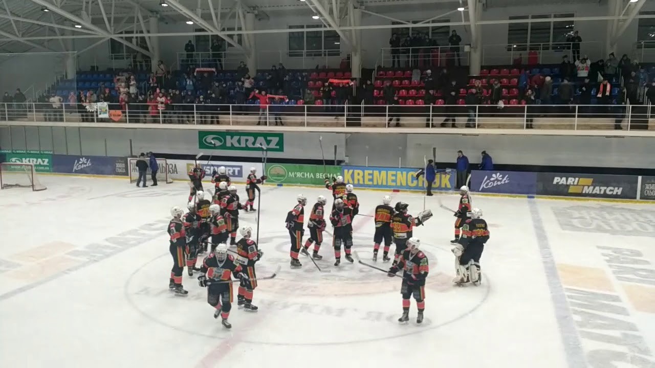 Хокейний клуб «Кременчук» переміг харківське «Динамо» з рахунком 6:1