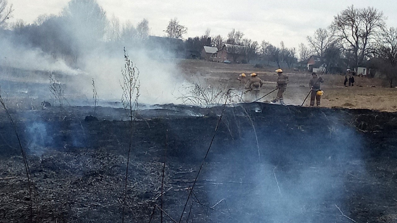 За минулу  добу на Полтавщині було 8 пожеж на відкритій території