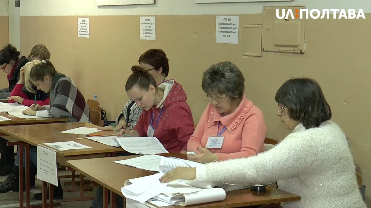 Виборчі комісії Полтавщини почали підрахунок бюлетенів