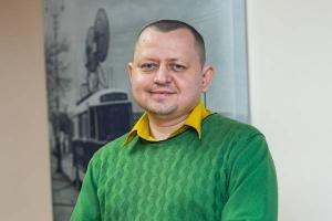 Менеджер Ігор Сазонов звітує про річну діяльність Полтавської філії Суспільного